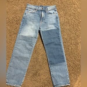 GAP Women's Straight Leg Jeans - Light and Dark Blue